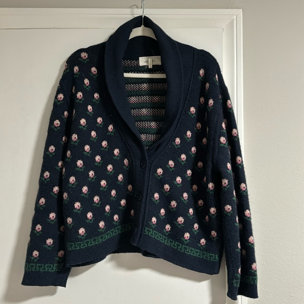 The Great. In Bloom Reversible Cardigan
